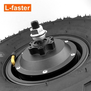 Brouette <span class=keywords><strong>électrique</strong></span> L-faster 350W avec pneu tout-terrain de 14,5 pouces et <span class=keywords><strong>moteur</strong></span> intégré pour le déplacement hors route - Product Image 6