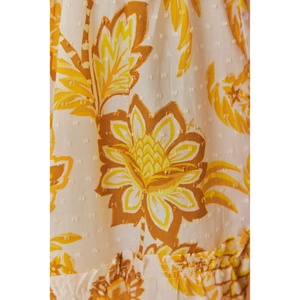 Nuevo Diseño, Vestido Corto Holgado con Tirantes en los Hombros y Lazo en la Espalda, Estilo Tropical - Product Image 6