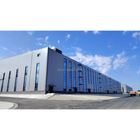 Entrepôt d'atelier en structure métallique, emballage standard pour l'exportation, répond aux exigences de transport international