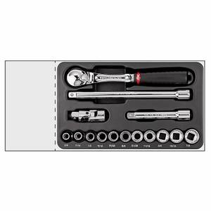 ชุดประแจกระบอก Teng Tools 1/2 นิ้ว โครเมี่ยมวานาเดียมสตีล 37x23x7.5 ซม. ชุดเครื่องมือช่าง 519/606CBPOL - Product Image 1