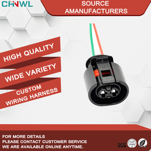 Conector de cableado de sensor de 2 pines para bomba ABS de rueda delantera de automóvil, pieza de repuesto para arnés de cableado de automóvil 357973202 - Product Image 1