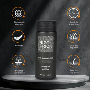 NIZORICK 30g Fibras Capilares de Queratina Natural para Cabello Fino, Polvo Voluminizador Instantáneo, Corrector, Fibras Capilares de Marca Privada - Product Image 2