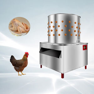 Machine à plumer les poulets électrique personnalisée, adaptée aux poulets, aux canards, aux oies et aux pigeons, avec bac <span class=keywords><strong>de</strong></span> trempage - Product Image 3