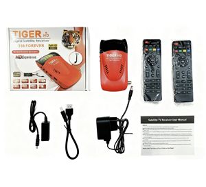 Decoder Satellitare Tiger Box African H.265 DVB S2 MINI, Ricevitore <span class=keywords><strong>TV</strong></span> Satellitare, Set-top Box Rosso - Product Image 2