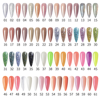 HONEY GIRL Vente en Gros Acrygel Pailleté de Couleur Étiquette Privée Gel UV Constructeur Vernis Gel Extension Ongles Acryliques Poly Gel Gel Solide Doux