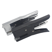 De alta calidad de la venta al por mayor 25 hojas libro grapadora vinculante para la máquina de oficina escritorio fácil 24/6 de 26/6 pin mano alicates grapadora de metal