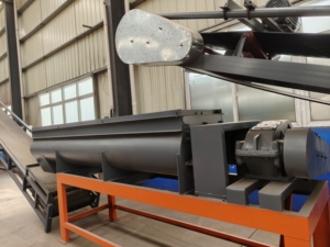 Compost ngang bột trộn đôi trục thức ăn trộn môi trường máy compost Máy xay sinh tố máy - Product Image 4