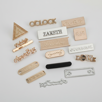 Étiquette personnalisée en métal avec logo, badges personnalisés, étiquettes de bagage en cuir avec logo métallique pour sacs et vêtements, étiquettes de vêtements personnalisées avec logo métallique
