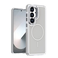 Étui de téléphone magnétique robuste pour Samsung Galaxy S26 Plus, double couche, antichoc, coque de protection robuste pour mobile