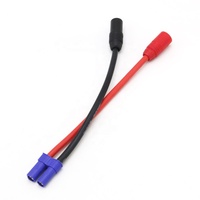 Adaptateur de connecteur Amass EC5 /XT60 /XT90S femelle vers XT150 / AS150 mâle / femelle, câble 10AWG 15CM pour batterie RC, drone RC