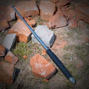Factory sale Heavy Duty Foldable Stainless Steel Rod with Rubber <b>Grip</b>, Suitable for Industrial or Outdoor Use Hiking <b>Pole</b> - Product Image 4