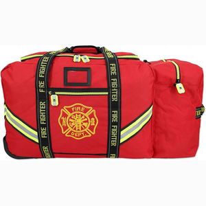 Échantillon gratuit : Sac de pompier de secours très vendu avec bandes réfléchissantes jaunes et tissu premium à séchage rapide - Product Image 1
