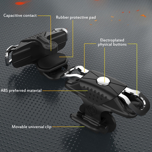 Controlador de juego móvil X10 con gatillo de 4 dedos para PUBG Sensitive Shoot Phone Game <span class=keywords><strong>Trigger</strong></span> L1 R1 Aim Keys Joystick Game Controller - Product Image 6