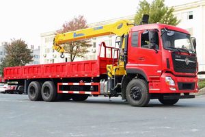 Грузовик Dongfeng 6x4 с краном-манипулятором 12 тонн, гидравлический телескопический кран для подъема и транспортировки тяжелых грузов, прямые продажи с завода - Product Image 2
