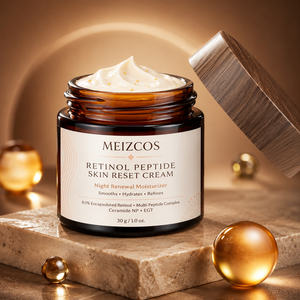 Crème hydratante régénérante pour la peau au rétinol OEM ODM pour lisser la texture / contrôler le sébum / éclaircir et lutter contre le vieillissement - Product Image 5