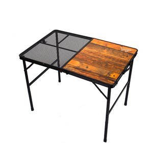 في الهواء الطلق معدن طاولة تخييم قابلة للطي ، المحمولة ، خفيفة الوزن ، التخييم الشواء الجدول المنزل أثاث لتناول الطعام الجدول الكلاسيكية الحديثة - Product Image 2