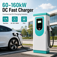 Chargeur rapide DC pour véhicules électriques 120 kW 160 kW 380 V 250 A Double connecteur pour véhicules électriques commerciaux Certifié CE TUV
