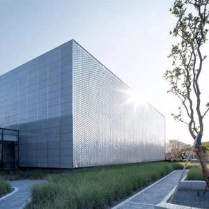 Tấm Chắn Hàng Rào Nhôm Cửa Sổ Trang Trí Ngoại Thất Tấm Chắn Gió Gắn Tường - Product Image 5