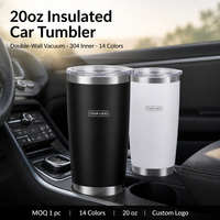 Gobelet de voyage isotherme en acier inoxydable 304 de 20 oz à double paroi avec paille et couvercle rabattable, personnalisable avec logo, vente en gros