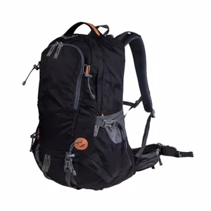 Kunden spezifischer wasserfester Nylon-Wander rucksack 50L Taschen rucksack mit Regenschutz