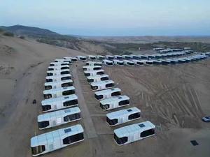 Prefabricado 38 metros cuadrados personalizado al aire libre Oficina Showroom Resort Hotel Prefab Luxury Mobile Space Capsule House - Product Image 3