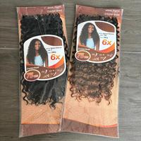 Extensions de cheveux bouclés 6X de haute qualité pour tresses africaines, vente en gros d'usine, extensions de cheveux à tresser EZ