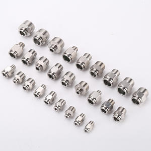 Connecteurs pneumatiques à connexion rapide tout métal Connecteurs de tuyau d'air en acier inoxydable pour pièces pneumatiques - Product Image 3