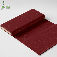 Dianan latar belakang merah Satin sutra & emas berkilau bertitik bertekstur 100% poliester sutra bahan Satin kain untuk gaun
