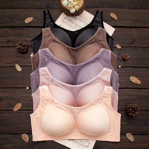 Reggiseni personalizzati di biancheria intima di fabbrica <span class=keywords><strong>senza</strong></span> <span class=keywords><strong>ferretto</strong></span> reggiseno <span class=keywords><strong>senza</strong></span> cuciture reggiseno sottile traspirante di mezza età - Product Image 3