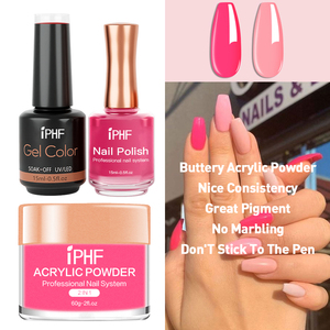 Polvo Acrílico de Alta Calidad, Suave como la Mantequilla, Juego de Polvo Acrílico <span class=keywords><strong>para</strong></span> <span class=keywords><strong>Uñas</strong></span> 4 en 1 con Esmalte de Gel UV - Product Image 2