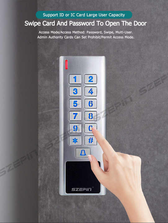 IP67 Waterproof RFID Access Control System - Standalone Gate