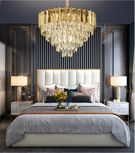 Zeal <b>Lighting</b> Manufacturer Luxury Hotel Restaurant Decorative Modern Luxury K9 Crystal Gold <b>Chandelier</b> - Product Image 3