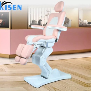 Kisen Hot Sale Salon Furniture <b>Electric</b> Adjustable Facial Massage <b>Table</b> Beauty Bed Spa Beauty Room Eyelash Bed - Product Image 5