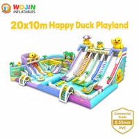 Parc aquatique commercial haut de gamme pour enfants, thème Canard Mignon, pour usage extérieur