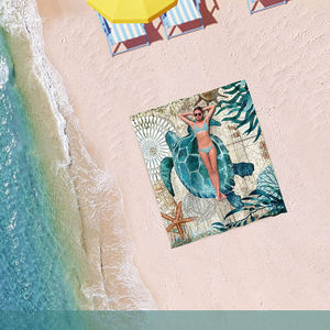 Manta de <span class=keywords><strong>playa</strong></span> de gran tamaño a prueba de arena, impermeable, alfombrilla de Banco gratis, <span class=keywords><strong>accesorios</strong></span> de viaje de <span class=keywords><strong>playa</strong></span> portátiles, manta - Product Image 3