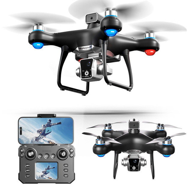 KY102 Beginner Drones Dual Camera 4K HD Aerial Aircraft with Screen Control Wizard and Remote Brushless Obstacle Avoidance Toy