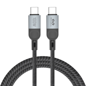 Miccell PD <span class=keywords><strong>cable</strong></span> de carga <span class=keywords><strong>tipo</strong></span> <span class=keywords><strong>C</strong></span> 100W <span class=keywords><strong>cable</strong></span> de datos de carga rápida trenzado <span class=keywords><strong>tipo</strong></span> <span class=keywords><strong>C</strong></span> a <span class=keywords><strong>tipo</strong></span> <span class=keywords><strong>C</strong></span> <span class=keywords><strong>cable</strong></span> de carga móvil para Androide - Product Image 1