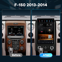 12,95 Zoll Radio-DVD-Player-Bildschirm Snapdragon665 für Ford F150 2013 2014 Tesla Stereo mit kabellosem Carplay und Android Auto