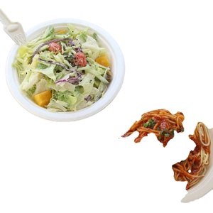 Assiettes et contenants écologiques biodégradables en bagasse, durables et résistants aux fuites, pour tous types de services de restauration - Product Image 1
