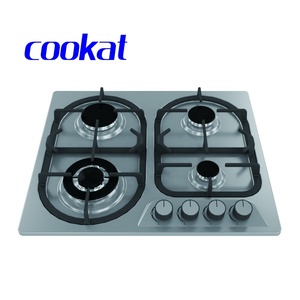 Nhà Máy giá bán buôn 4 <span class=keywords><strong>Burner</strong></span> bếp gas thiết bị gia dụng bếp gas bếp gang Pan hỗ trợ giá thấp nhất gas HOB - Product Image 4