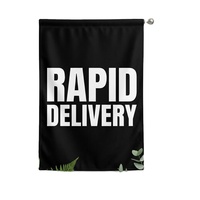 Drapeau promotionnel en polyester tricoté 3x5 pieds avec logo personnalisé, fournisseur en gros, échantillon gratuit, vente populaire, vente en gros Y