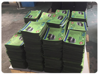 Tapis de souris imprimé sans décoloration en tissu rapide imperméable à l'eau, tapis de souris de qualité avec repose-poignets, vente en gros sur mesure en couleur