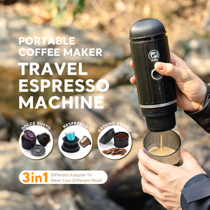 Cafetière extérieure sans fil portable Capsule Espresso Capsule Machine à café Petite cafetière à expresso rechargeable - Product Image 4