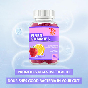 Gomitas de Fibra de Raíz de Achicoria OEM ODM, Favorecen la Digestión, la Salud Intestinal y la Regularidad, Gomitas de Fibra de Frambuesa y Limón - Product Image 6