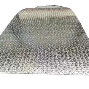 La migliore vendita di carbonio laminato a freddo ad alta resistenza Q195 Q215 Q235 0.1mm 1mm 2mm piastra in acciaio diamantato zincato 3mm