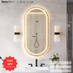 Espejo de Baño con Marco Personalizado para Hotel, Espejo con Luz, Espejo Decorativo Inteligente para el Hogar, Espejo Moderno con Decoración de Pared para Baño, Espejo LED - Product Image 3