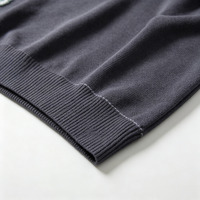 Pull à col rond personnalisé OEM & ODM avec logo, manches longues, pull en tricot pour homme, taille plus, pull en tricot avec flocage