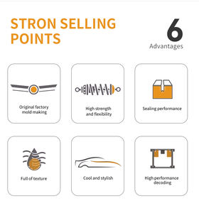 Accessoire de voiture, grille de pare-chocs avant avec <span class=keywords><strong>logo</strong></span> <span class=keywords><strong>lumineux</strong></span>, capot pour <span class=keywords><strong>Volkswagen</strong></span> Golf 8, Passat B8, T-ROC, Jetta Vii, Bora, etc. - Product Image 6