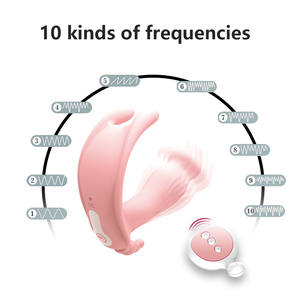 Niusida Funkfernbedienungs-<span class=keywords><strong>Vibrator</strong></span> mit 9 Geschwindigkeiten, Vibrationshöschen, G-Punkt-<span class=keywords><strong>Vibrator</strong></span>, Klitorisstimulation für Frauen - Product Image 4