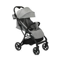 Nouvelle conception, vente directe d'usine, poussette pliable 2 en 1 avec cadre en acier inoxydable, capacité de charge de 10 kg, pour les enfants de 0 à 3 ans